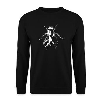 Fly Fly Fly Flies Symbol Icon Vector Art - Unisex Sweatshirt - black - Front - Alina (178cm) & Michal (187cm)