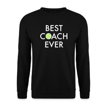 le meilleur entraîneur de tennis de tous les temps - Sweat-shirt Unisexe - noir - Devant - Alina (178cm) & Michal (187cm)