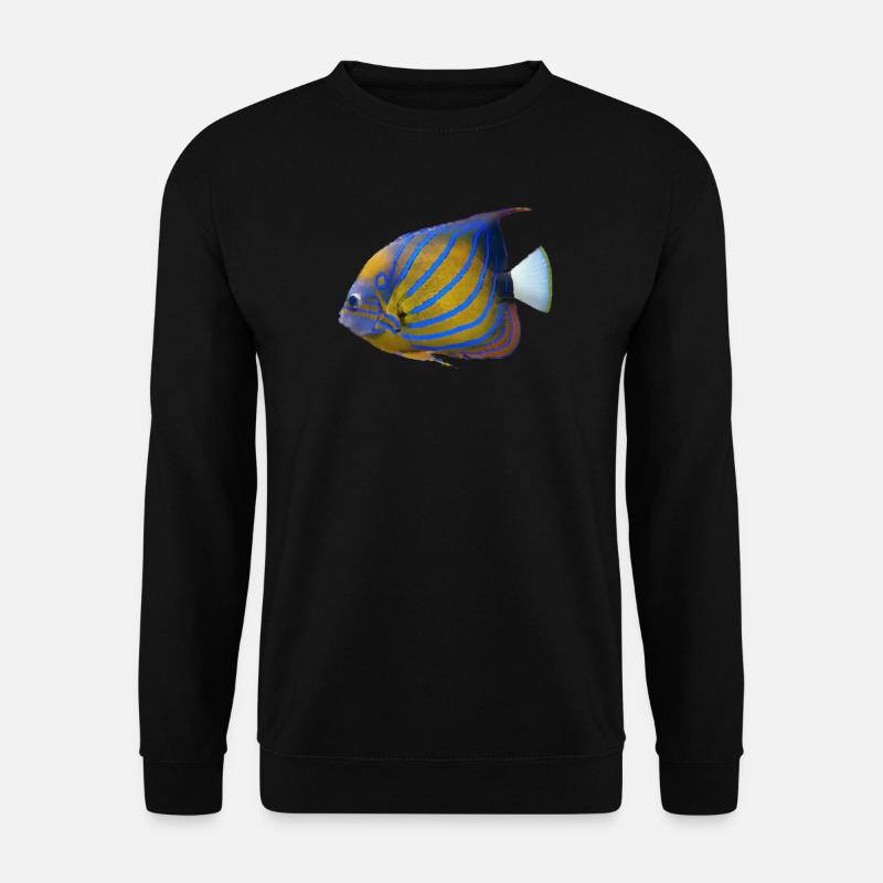 fish tropical - Unisex Pullover - Schwarz