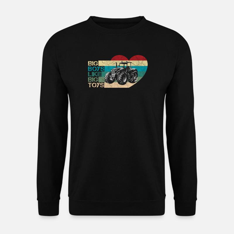 Big Boys Retro - Unisex Pullover - Schwarz