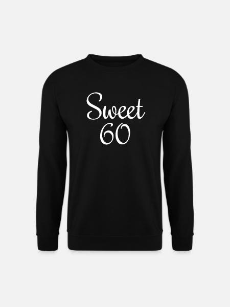 Sweet 60 (White) 60th Birthday - Unisex Sweatshirt - black