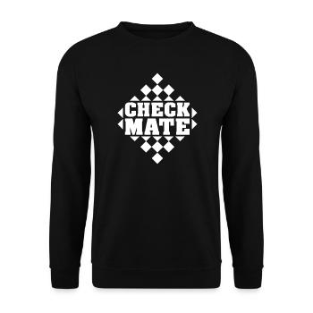 checkmate schach symbol chess player cup wm icon - Unisex Pullover - Schwarz - Vorne - Alina (178cm) & Michal (187cm)