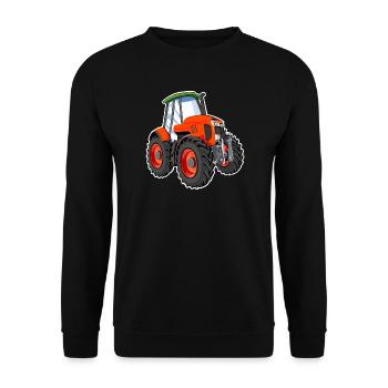 Tractor - Unisex Sweatshirt - black - Front - Alina (178cm) & Michal (187cm)