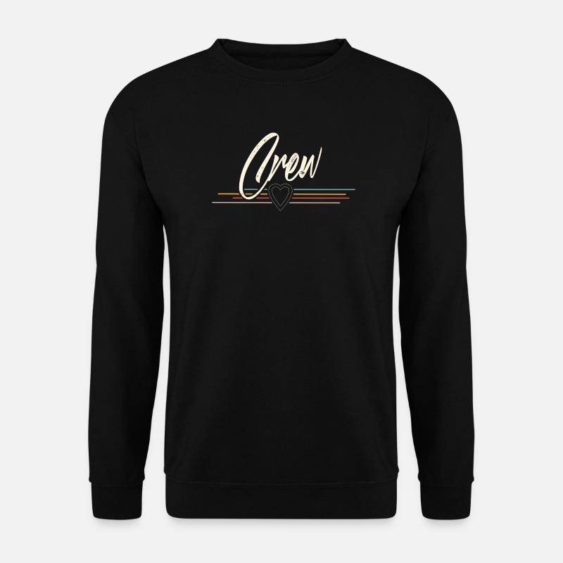 Crew - Unisex Pullover - Schwarz