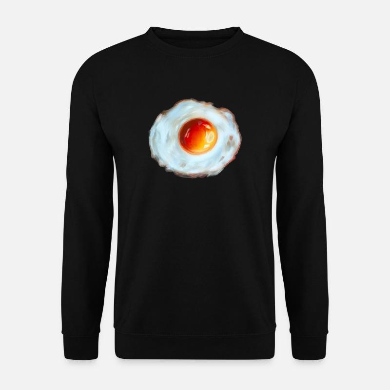 Sonnen-Ei Aquarell - Unisex Pullover - Schwarz