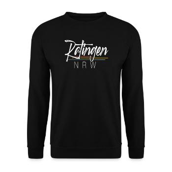 Ratingen Nrw - Unisex Pullover - Schwarz - Vorne - Alina (178cm) & Michal (187cm)
