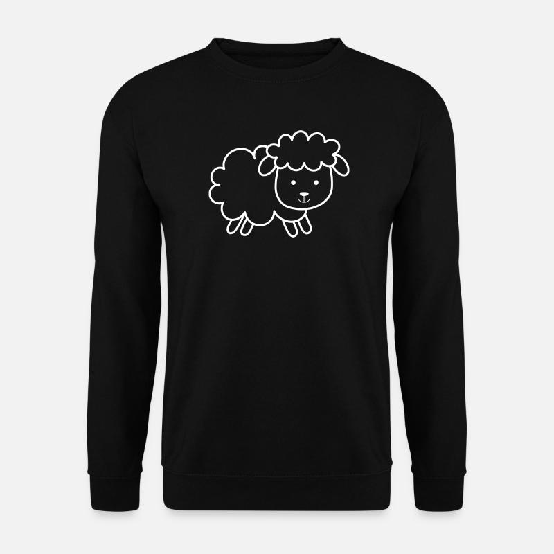 sheep - Unisex Sweatshirt - black
