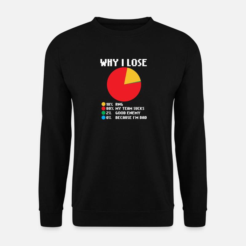 Statement Game Gamer Zocker - Unisex Sweatshirt - black