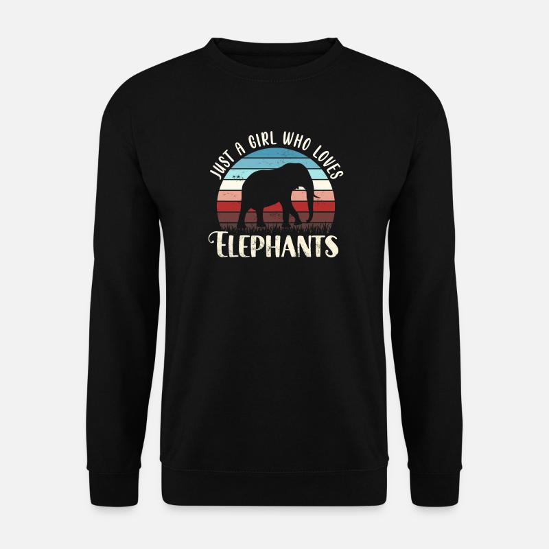 Eléphant éléphant - Sweat-shirt Unisexe - noir