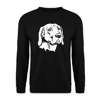 Gonczy Polski Head "Black Edition" - Unisex Sweatshirt - black - Front - Alina (178cm) & Michal (187cm)