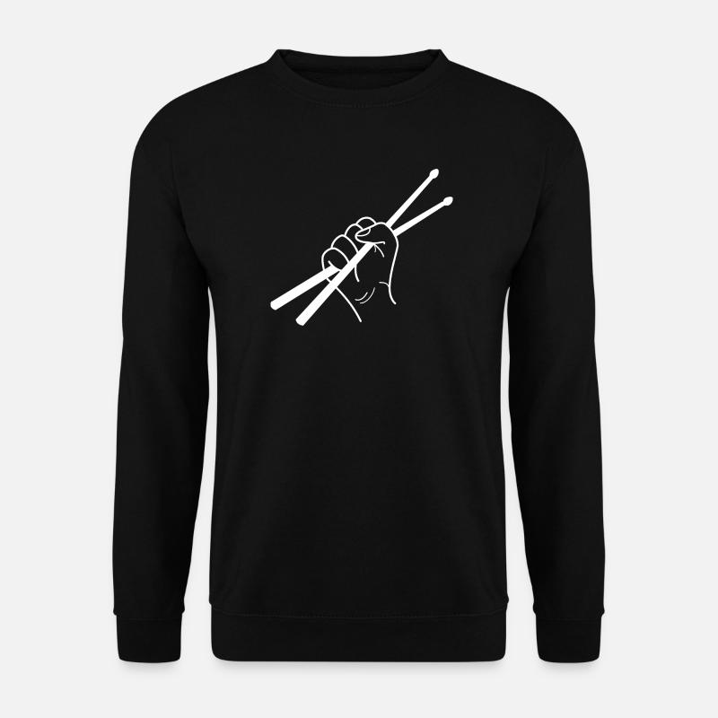 Drumsticks Drummer DrumsHeavy metal - Unisex Sweatshirt - black