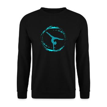 Rhythmic Gymnastics - Unisex Sweatshirt - black - Front - Alina (178cm) & Michal (187cm)