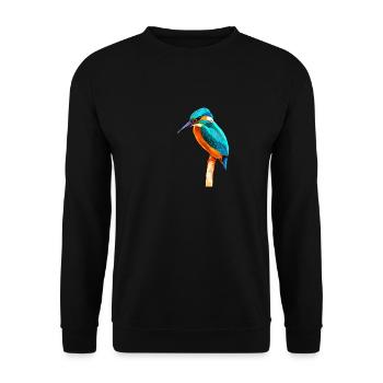 Kingfisher - Unisex Pullover - Schwarz - Vorne - Alina (178cm) & Michal (187cm)