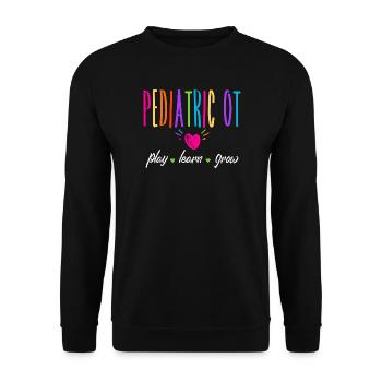 Occupational therapy - Unisex Sweatshirt - black - Front - Alina (178cm) & Michal (187cm)