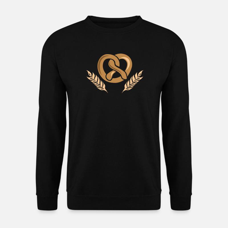 bäcker bäckerei getreide gerste Weizen icon Logo - Unisex Pullover - Schwarz