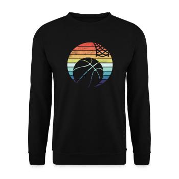 Basket-ball - Sweat-shirt Unisexe - noir - Devant - Alina (178cm) & Michal (187cm)