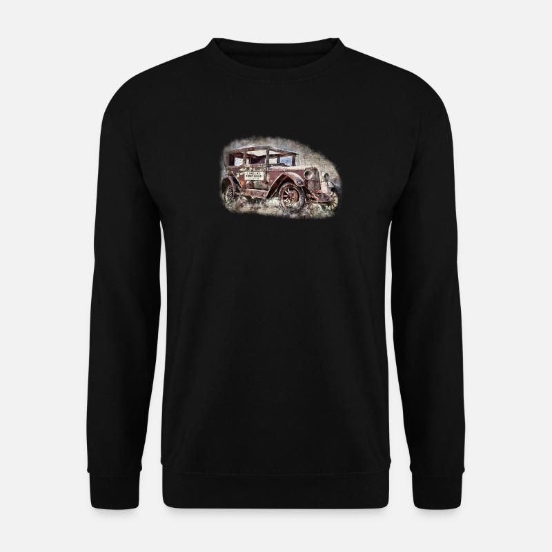 Nostalgic Old American Dream Car - Unisex Sweatshirt - black