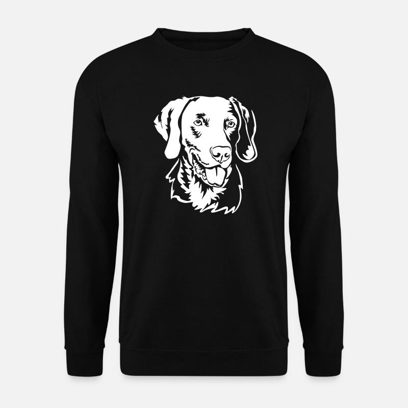 Weimaraner head "Black Edition" - Unisex Sweatshirt - black