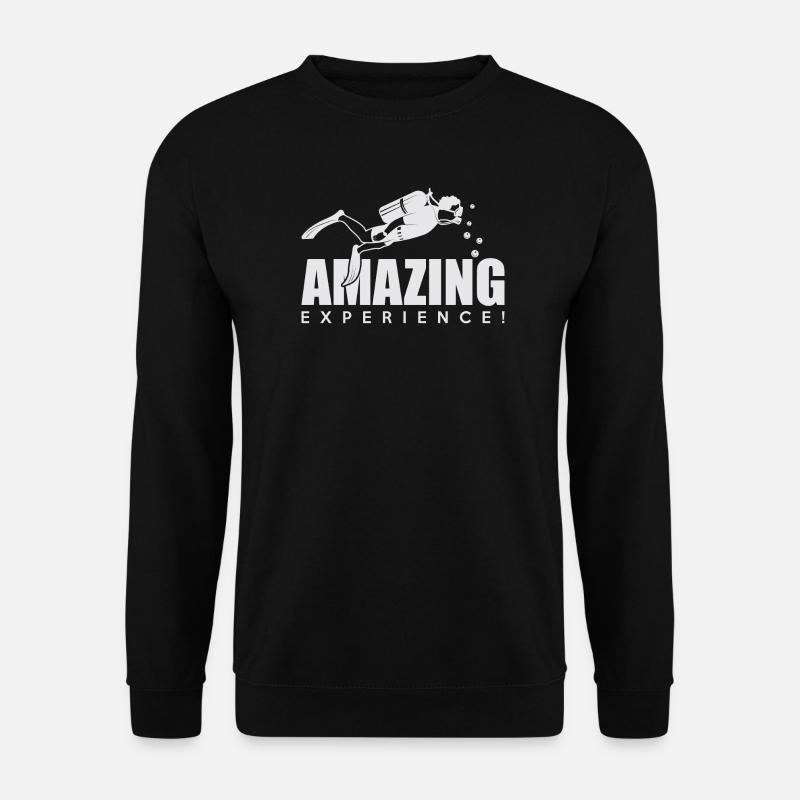 Tauchen Taucher - Unisex Pullover - Schwarz