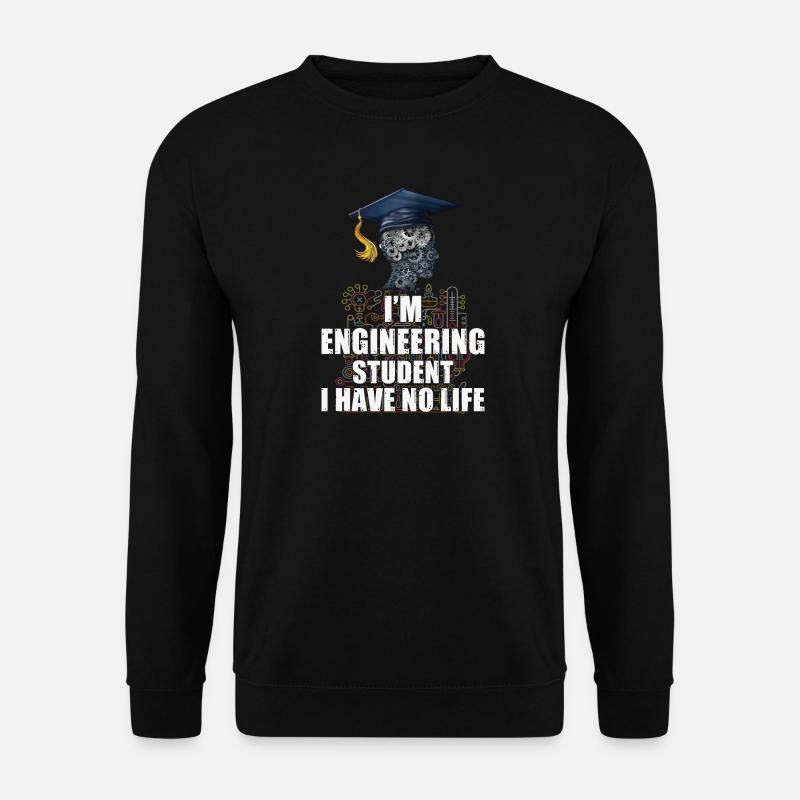 Engineer Student - Unisex Sweatshirt - black