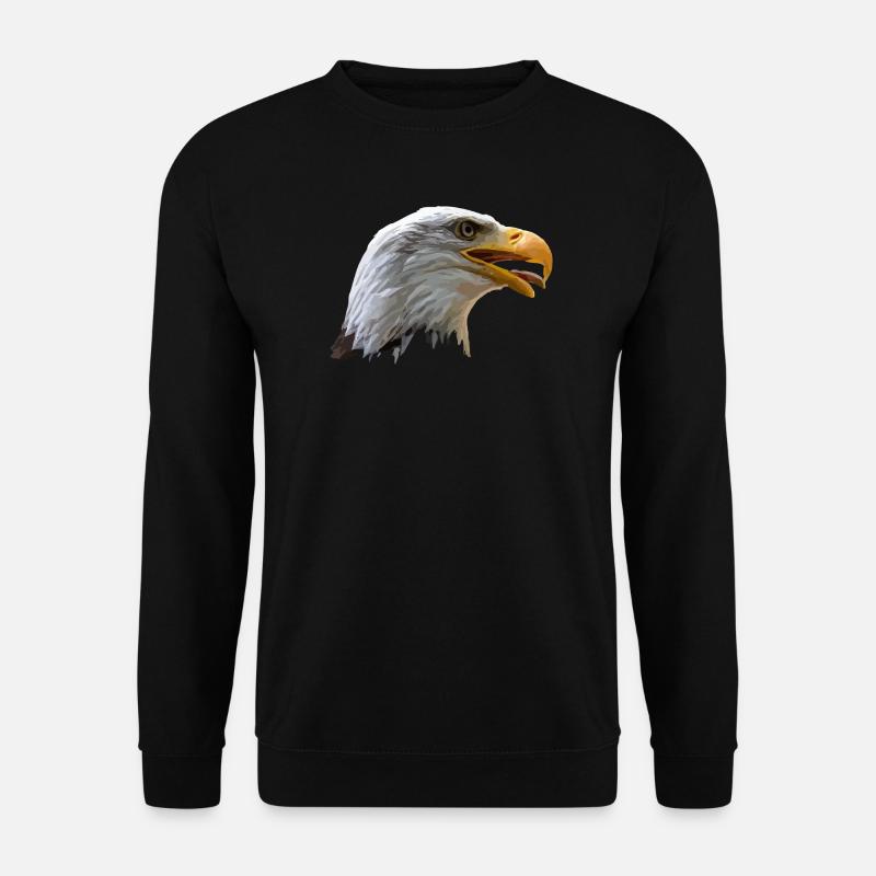 bald eagle - Unisex Sweatshirt - black