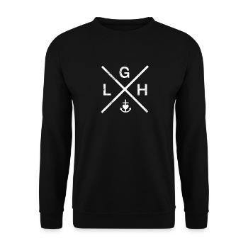 faith hope love (3a) - croire amour espérance - Sweat-shirt Unisexe - noir - Devant - Alina (178cm) & Michal (187cm)