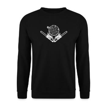 Forest Guard: Renewal in the Tribe - Unisex Sweatshirt - black - Front - Alina (178cm) & Michal (187cm)