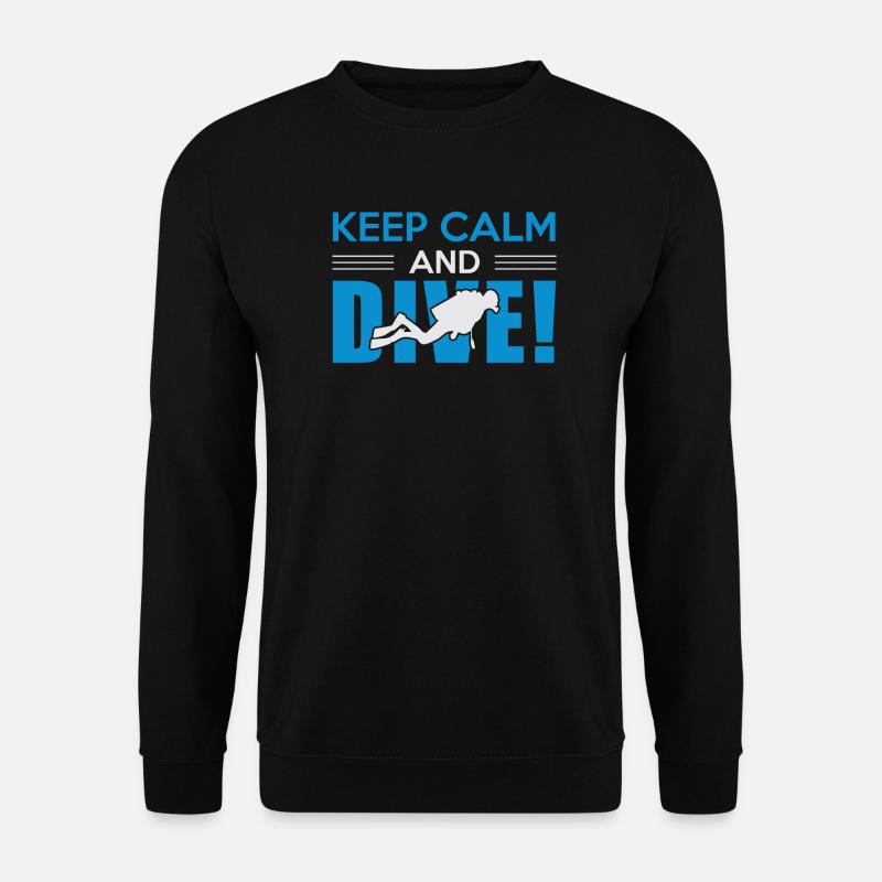 Taucher Tauchen - Unisex Pullover - Schwarz