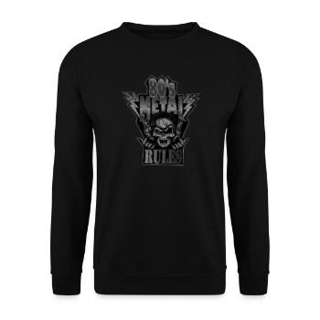 80Black - Unisex Pullover - Schwarz - Vorne - Alina (178cm) & Michal (187cm)