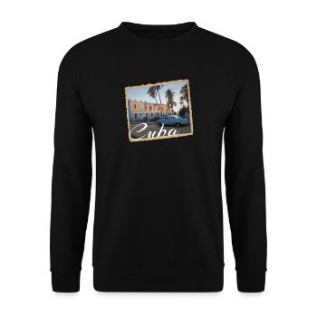 Cuba - Unisex Pullover - Schwarz - Vorne - Alina (178cm) & Michal (187cm)