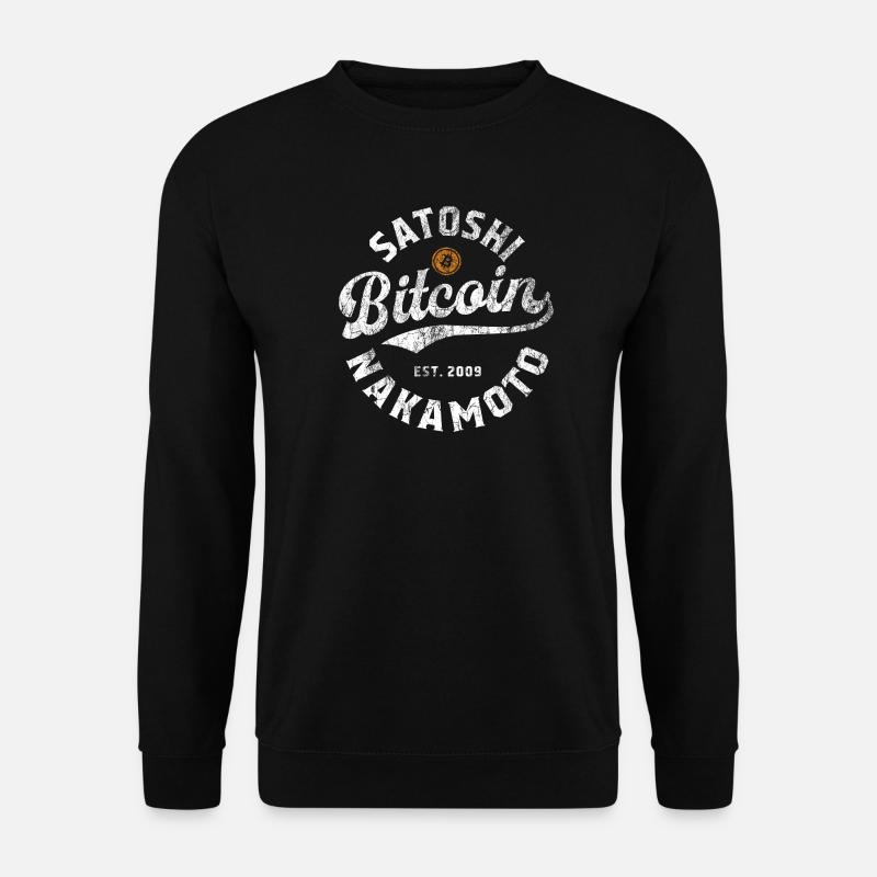 Bitcoin Satoshi Nakamoto - Unisex Pullover - Schwarz