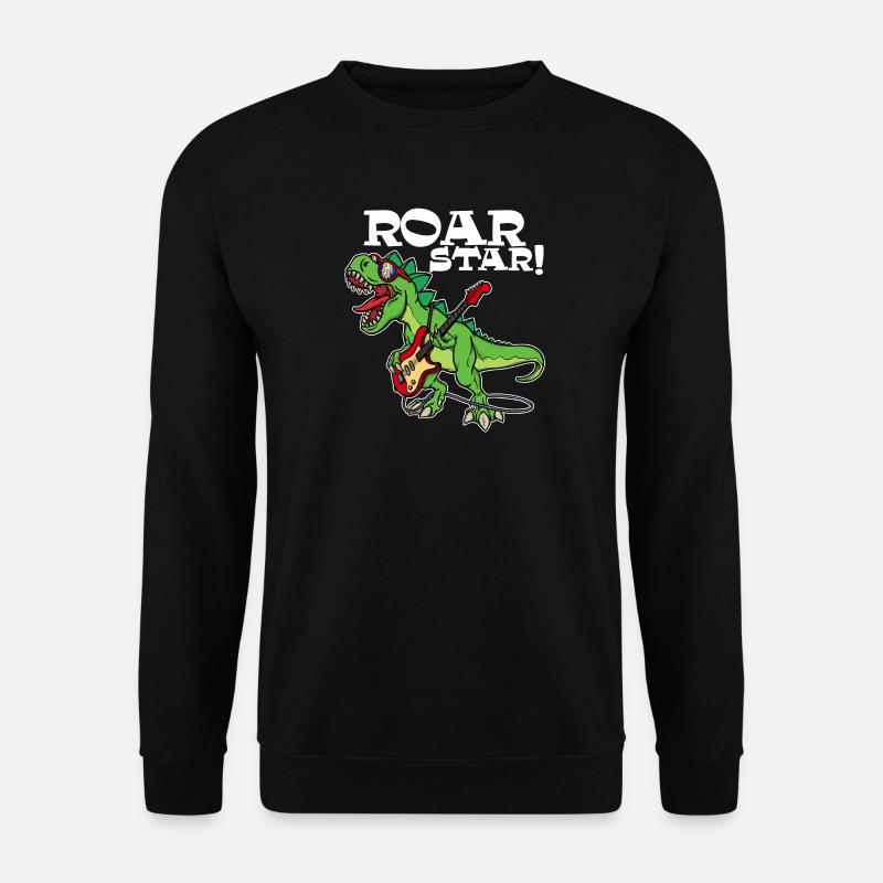 Lustig Tier Cool Dinosaurier Spruch - Unisex Pullover - Schwarz