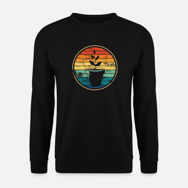 Pflanze Pflanzen Garten - Unisex Pullover - Schwarz