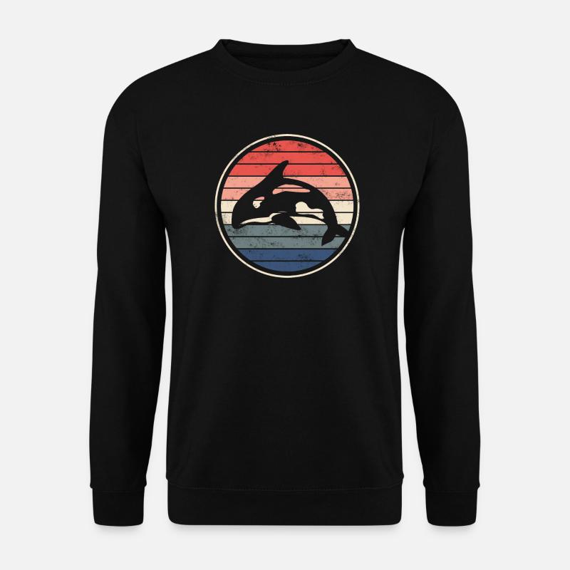 Orca Wal - Sweat-shirt Unisexe - noir