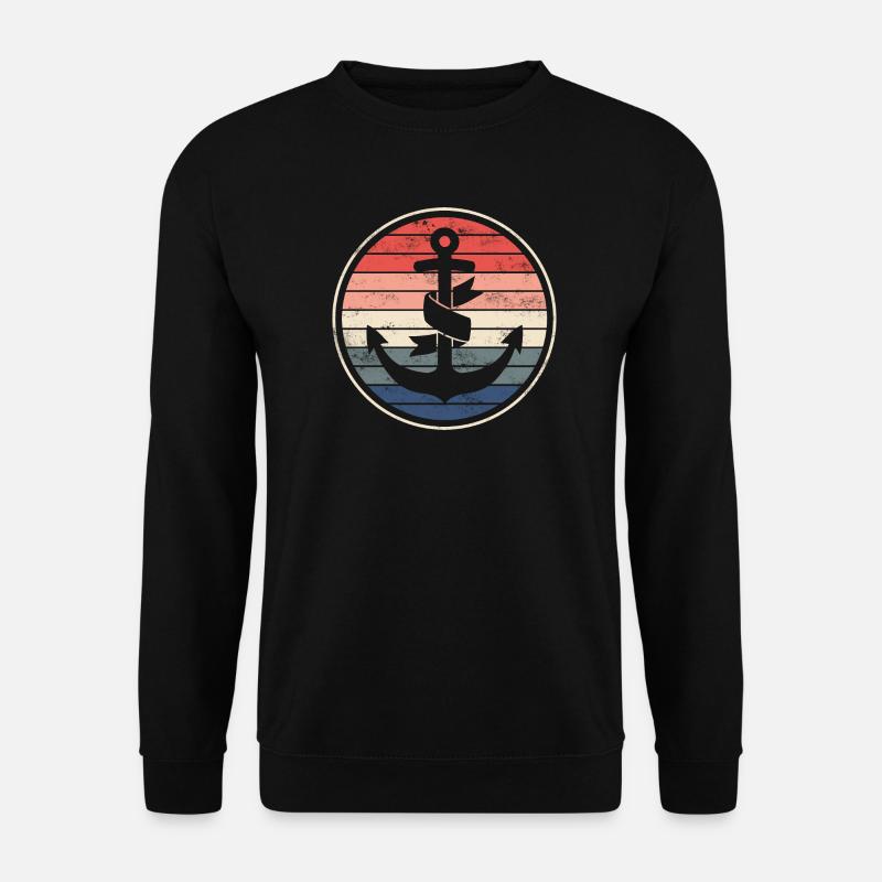 Schiff Boot Kapitän - Unisex Pullover - Schwarz