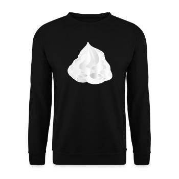 blanc neige délicieux bonnet à garnir - Sweat-shirt Unisexe - noir - Devant - Alina (178cm) & Michal (187cm)
