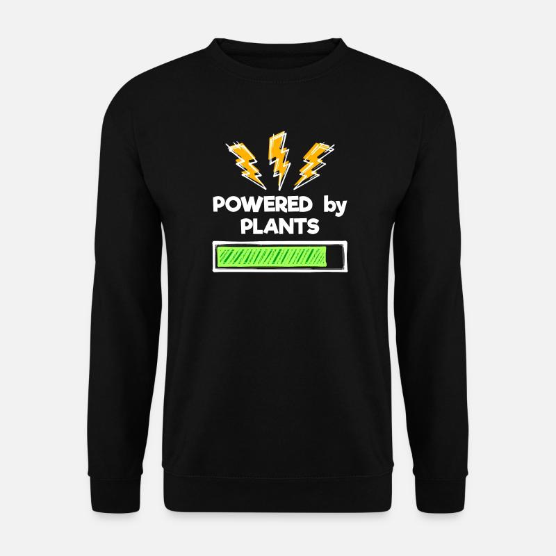 Umweltbewusst Vegan Statement - Unisex Pullover - Schwarz