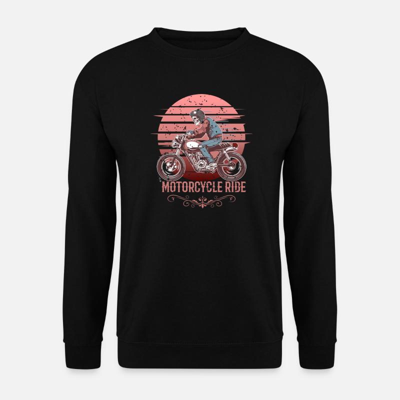 Motorradfahrer - Unisex Pullover - Schwarz