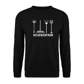 Rechenzentrum Gärtner Natur Landschaftsgärtner Ges - Unisex Pullover - Schwarz - Vorne - Alina (178cm) & Michal (187cm)