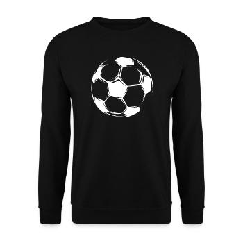 fußball soccer team symbol present Ball Logo icon - Unisex Pullover - Schwarz - Vorne - Alina (178cm) & Michal (187cm)