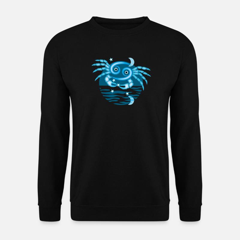 Zeichen des Krebs-Tierkreises - Unisex Pullover - Schwarz