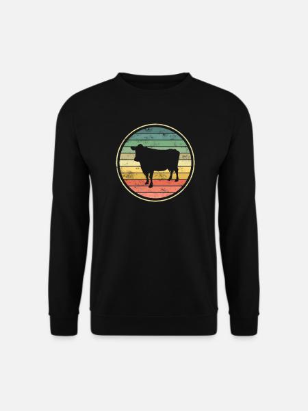 Kuh Kühe - Unisex Pullover - Schwarz