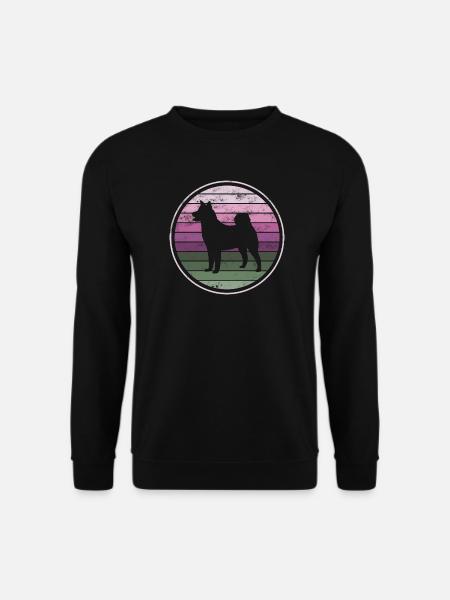 Hund Akita Shiba Inu - Unisex Pullover - Schwarz