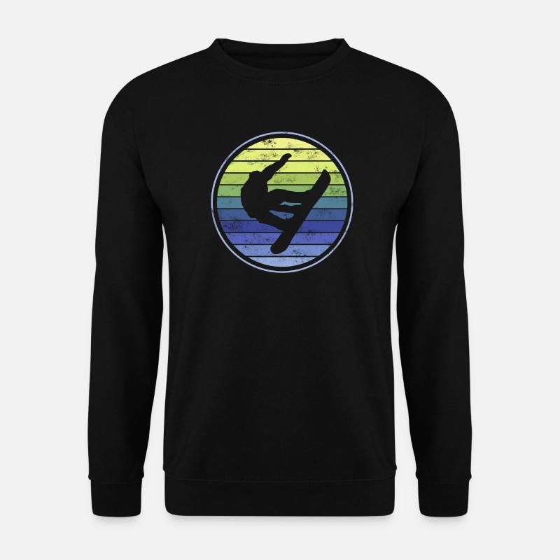 Snowboard Snowboarder - Unisex Pullover - Schwarz