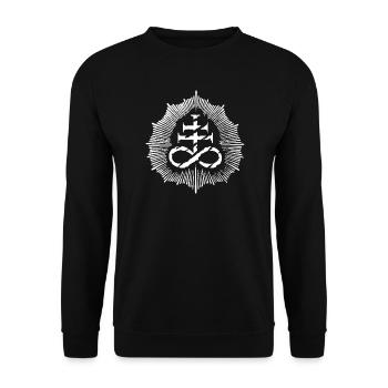 Leviathan Cross - Unisex Pullover - Schwarz - Vorne - Alina (178cm) & Michal (187cm)