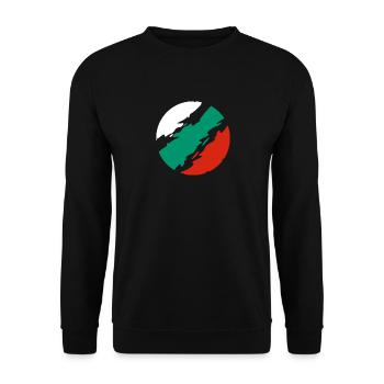 Drapeau de la Bulgarie - Sweat-shirt Unisexe - noir - Devant - Alina (178cm) & Michal (187cm)