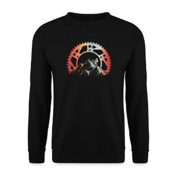 Bike Bike Without Battery Because I Can Gift - Unisex Sweatshirt - black - Front - Alina (178cm) & Michal (187cm)