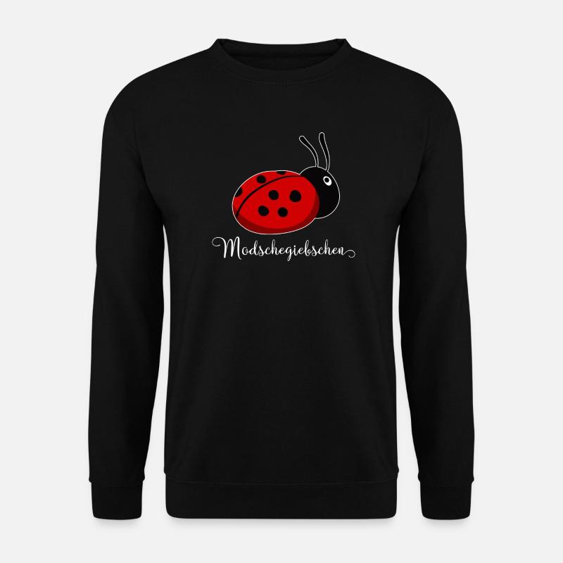 Modschegiebchen Marienkäfer Sächsisch Geschenkidee - Unisex Pullover - Schwarz