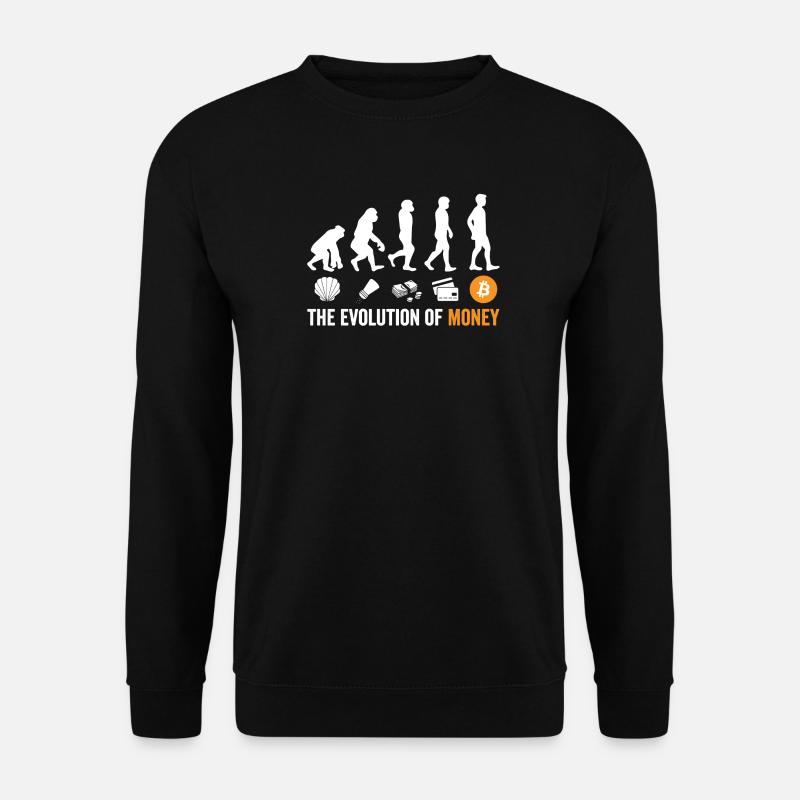 Evolution de l’argent bitcoin - Sweat-shirt Unisexe - noir