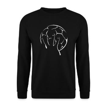 Icône de l’équipe de handball icône icône illustration graphique - Sweat-shirt Unisexe - noir - Devant - Alina (178cm) & Michal (187cm)